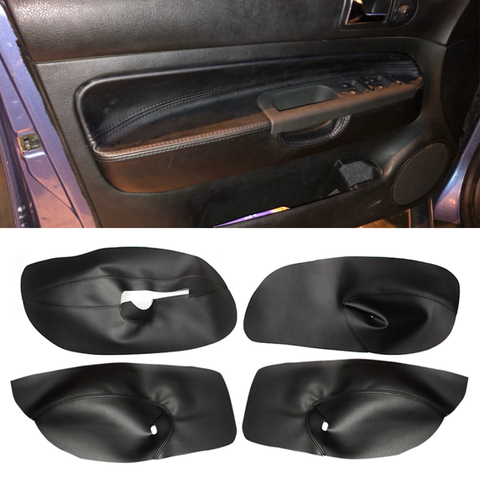 LHD / RHD Only 4 doors Car For VW Golf 4 MK4 Bora Jetta 1998 - 2005 Door Armrest Panel Microfiber Leather Cover Trim ► Photo 1/6