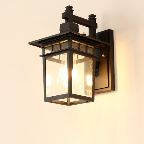 Retro outdoor waterproof E27 Wall Lamp garden gateway sconce courtyard corridor villa bra residential balcony Lighting ► Photo 1/6