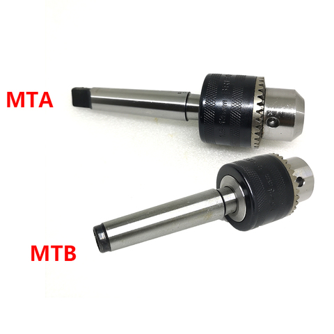 1set light Duty keys chuck morse cone MTA1 MT2 B10 B12 B16 B18 Drill Chuck 0.6-6mm 1.5-13mm 1-10MM 1-16 Taper Arbor CNC machine ► Photo 1/6