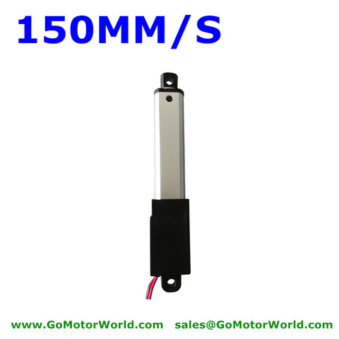 12V DC new mini linear actuator 100mm customized stroke 150mm/sec speed free shipping ► Photo 1/6