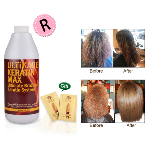 Hot Sale Brazilian Keratin Famous 1000ml 12% Formalin Moisturizing Treatment For Hair Care Straighten Resistant Frizzy Hair ► Photo 1/5