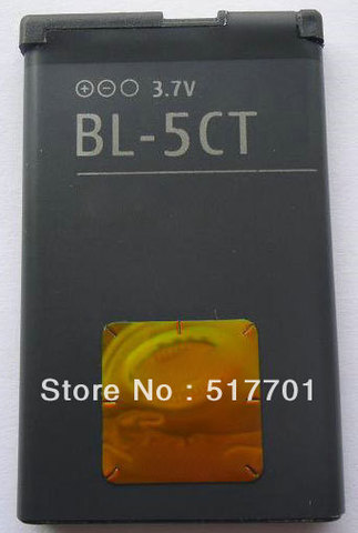 ALLCCX battery  BL-5CT for Nokia 3720 5220XM 6303C 6730C C5 C5-00 6030C with excellent quality ► Photo 1/1