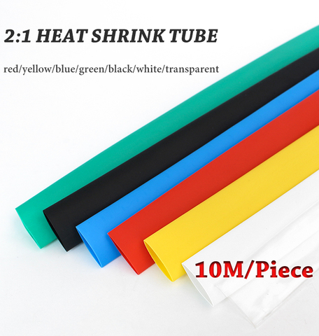 10M/lot set  Heat shrink tube 2:1kit Insulation Sleeving termoretractil Polyolefin Shrinking Assorted Heat  Tubing Wire Cable ► Photo 1/3