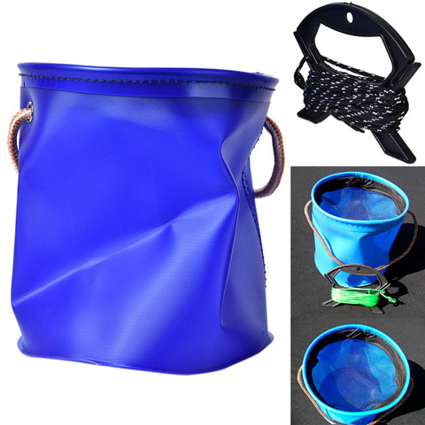 Collapsible Bucket Folding Fishing Bucket Fishing Accessories for Fishing  Hiking - AliExpress