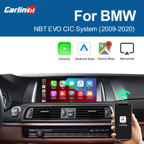 Carlinkit Decoder Wireless CarPlay Android Auto For BMW All models CIC NBT EVO System Multimedia Mirror AirPlay IOS 14 Free DHL ► Photo 1/6