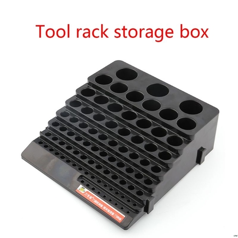 Black Drill Bit Storage Box Milling Cutter Drill Finishing Holder Organizer Case ► Photo 1/6