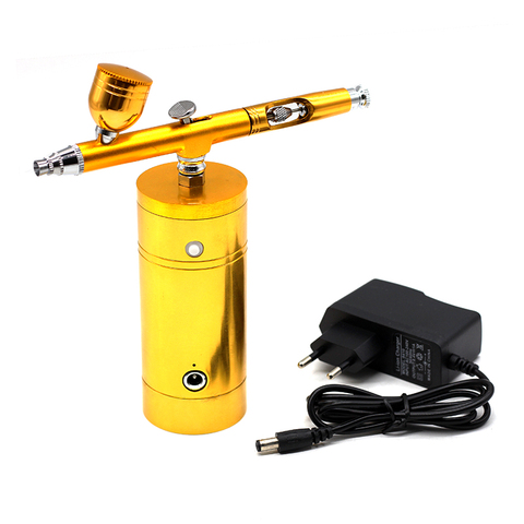 0.2mm Gravity Feed Dual Action Airbrush Air Brush Paint Spray Gun Kit  Tattoo Nail Tool Spray Pen Set Beauty Inkjet Car Repair - Price history &  Review