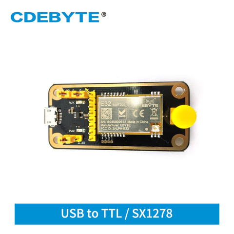 E32-400TBL-01 SX1278 LoRa USB Test Board For 433MHz 470MHz E32 E32-400T20S IoT Transceiver ► Photo 1/3