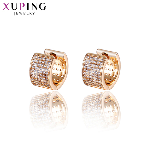Xuping Fashion Jewelry Elegant Rose Gold-color Plated Earrings with Synthetic CZ for Women Valentine's Gifts 20134 ► Photo 1/6