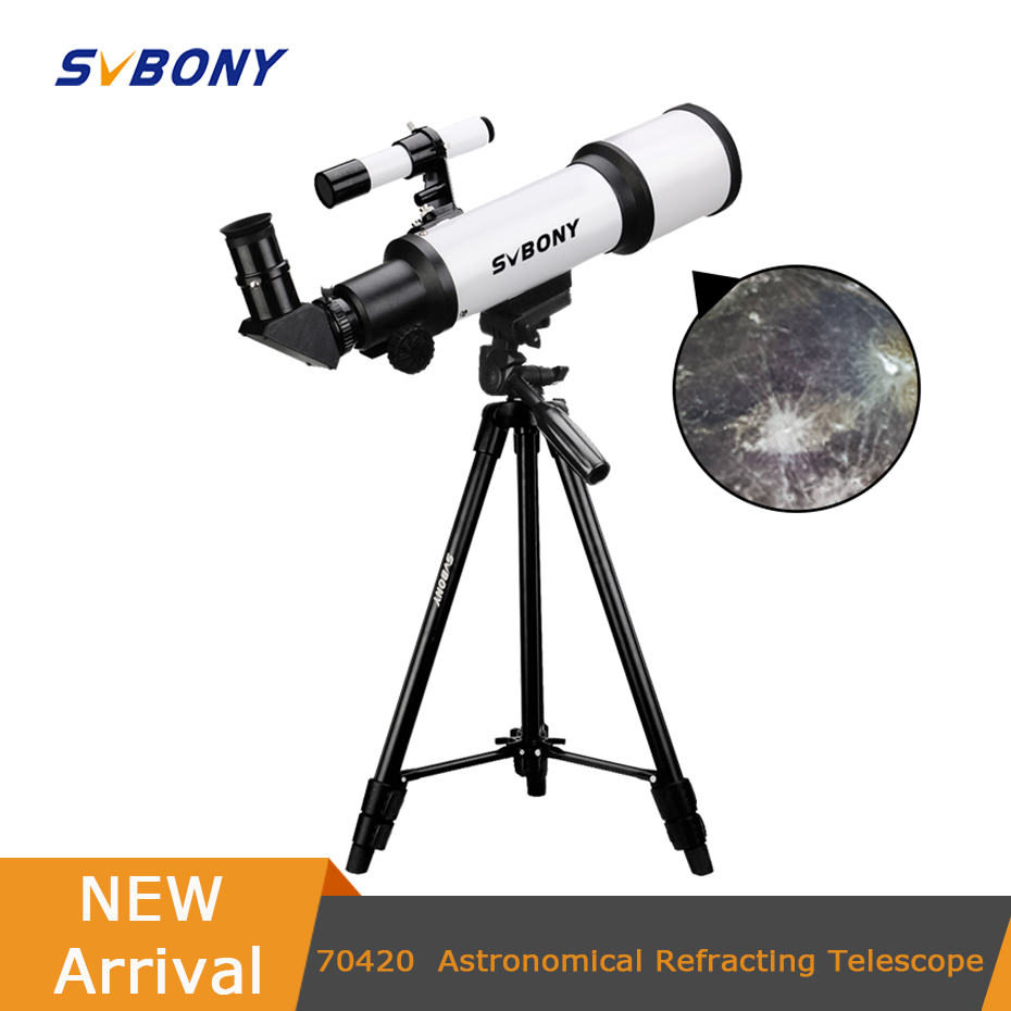 SVBONY SV501 70X420mm Refraktorteleskope FMC Monocular Kids Adults Anfänger 