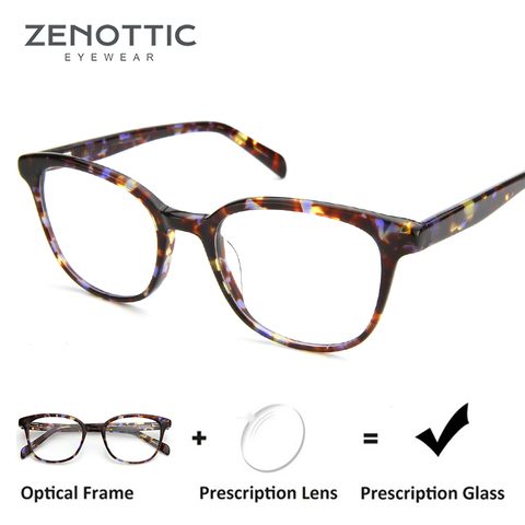 ZENOTTIC Myopia Hyperopia Prescription Glasses Women Optical Myopia Eyeglasses Aspherical Anti Blue Ray Glasses Photochromic ► Photo 1/1