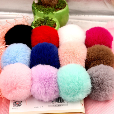 8cm Artificial Plush Ball Creative DIY Hand Craft Supplies Gifts Garment Sewing Cloth Decor Accessories Faux Fur Pompom Balls ► Photo 1/6