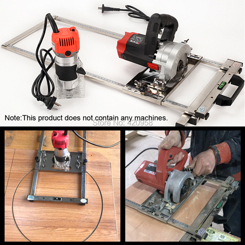 For 4/5/7 inches Electricity circular saw Multi-function cutting machine Hand Trimmer Machine Edge Guide Positioning Cutting boa ► Photo 1/6