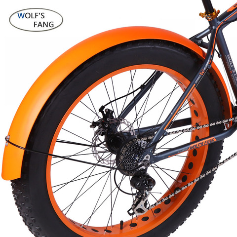 wolf's fang Bicycle Mountain bike  road Snow fat speed bikes Accessories 26*4.0 fender Full coverage New product free shipping ► Photo 1/6