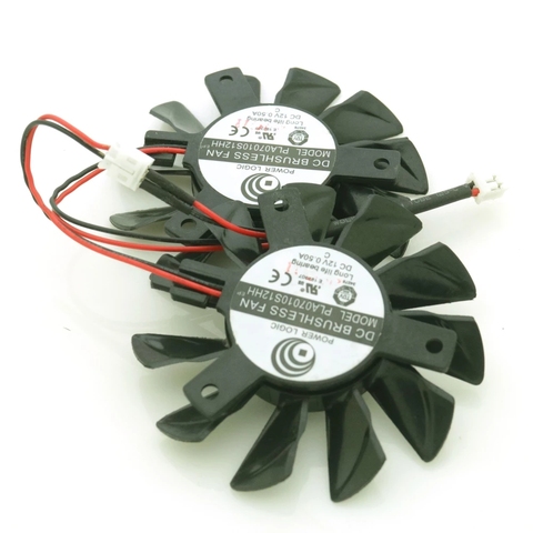 GA71S2H PLA07010S12HH 12V 0.50A 65mm For ZOTAC GTX1050 GTX 1050 Ti 4GB OC Graphics Card Cooling Fan 2Pin ► Photo 1/5
