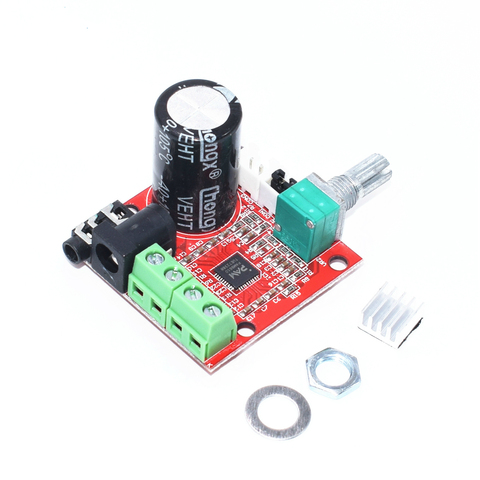 D83 12V Mini Hi-Fi PAM8610 Audio Stereo Amplifier Board 2X10W Dual Channel D Class Lowest Price ► Photo 1/1