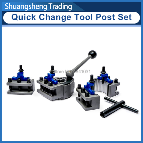 Lathe Quick Change Tool Post Set 16x16mm tool rest for Swing over bed 135-260mm ► Photo 1/3