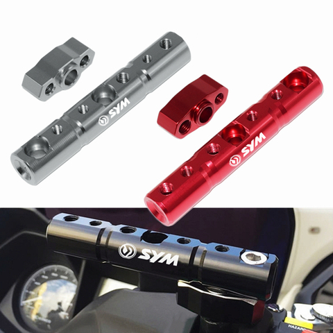 New design motorcycle CNC Aluminum Mutifunctional Cross Bar rearview mirror expansion bar for SYM CRUISYM 300 JOYRIDE 200 ► Photo 1/6