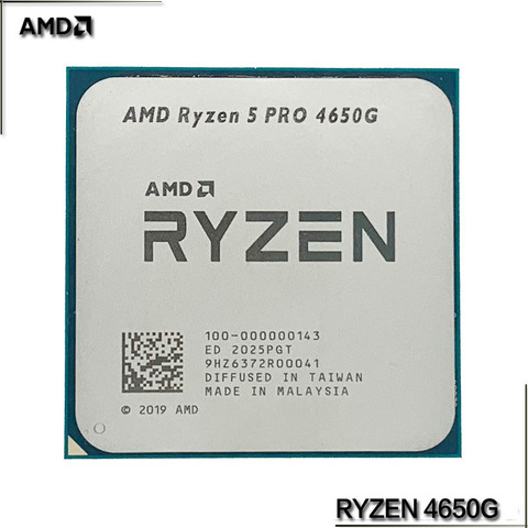 AMD Ryzen 5 PRO 4650G R5 PRO 4650G 3.7 GHz Six-Core Twelve-Thread 65W CPU Processor L3=8M 100-000000143 Socket AM4 NO FAN ► Photo 1/1