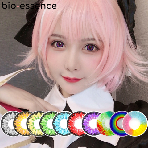 2pcs(1pair)  Lenses for Eyes Anime Cosplay Series Cosplay Color Contact Lenses Multicolored Lenses Eye Contacts Christmas Makeup ► Photo 1/6