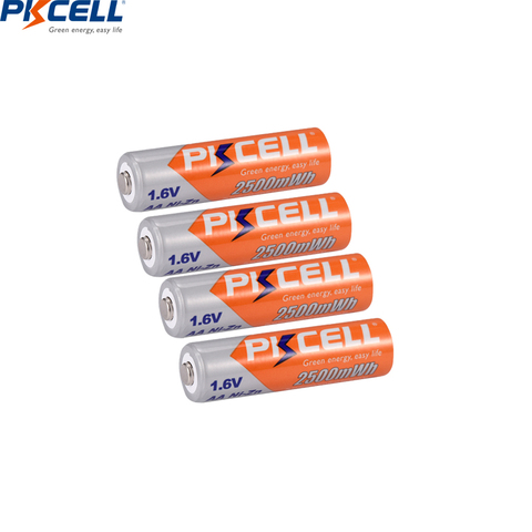 Ni-Zn 2500mWh 1.6V AA Rechargeable Batteries 2A Bateria Baterias NI-ZN AA Battery with battery charger for AA/AAA NIZN  battery ► Photo 1/6