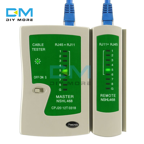 1Pcs RJ45 RJ11  CAT5 6 UTP Netzwerkkabel Tester Test Tool QJY99 ► Photo 1/1