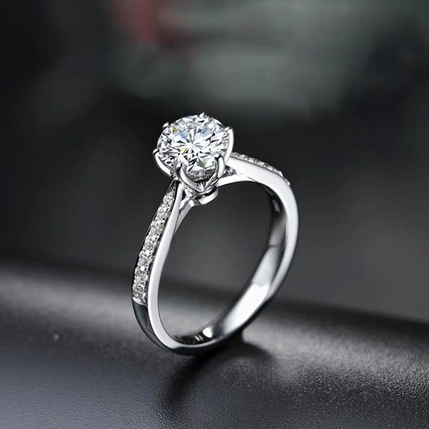 noble silver color Zircon fashion female ring open women cute lady wedding party jewelry lovely nice gift LR001 ► Photo 1/3