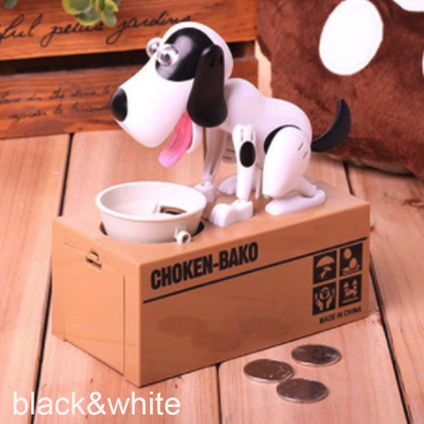 Cute Puppy Dog Piggy Bank Save Money Box Saving Money Pot Coin Box Can Electronic Piggy Bank Children Kids Birthday Gifts ► Photo 1/6