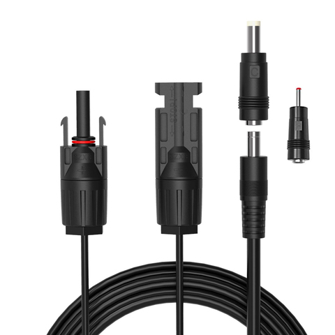 Solar Charging Cable Extension Cable with DC5521 DC5525 DC3513.5 Connectors for Jackery ALLPOWERS More Portable Power Station. ► Photo 1/6