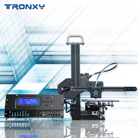 Tronxy X1 3D Printer I3 Impresora Pulley Version Linear Guide Imprimante LCD Display DIY High Precision Print Support Off-line ► Photo 1/6