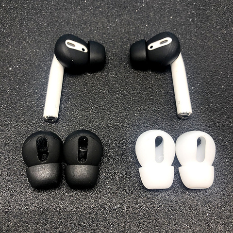 Ear pads for Airpods 1/2 Wireless Bluetooth Iphone Earphones Silicone Covers Caps Earphone Case Earpads Eartips 2pcs/Pair ► Photo 1/6