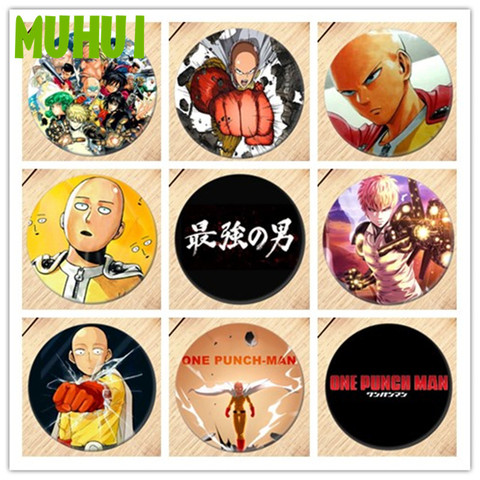 Free Shipping Anime ONE PUNCH-MAN Brooch Pin Cosplay Badges For Clothes Backpack Decoration B021 ► Photo 1/6