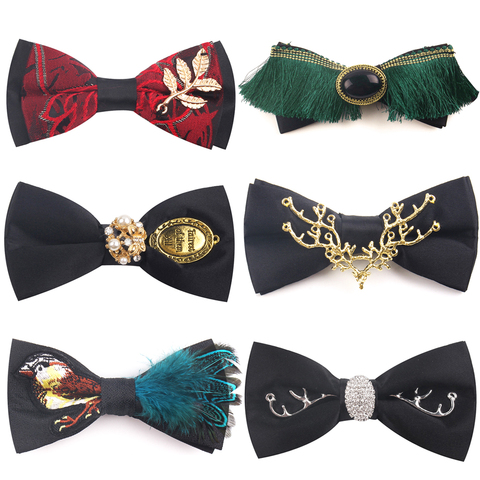 NEW Bow Tie For Men Women Classic Suits Bowtie For Business Wedding Bowknot Adult Bow Ties Cravats Ties ► Photo 1/6