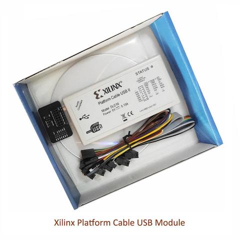 Xilinx Platform Cable DLC10 USB Download Cable Jtag Programmer for FPGA CPLD support XP/WIN7/WIN8/Linux CY7C68013A Beyond DLC9LP ► Photo 1/5