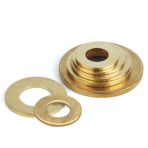 Brass flat washer shim Brass gasket M2 M2.5 M3 M4 M5 M6 M8 M10 M12Meson Pad Sheet Metal Collar ► Photo 1/6