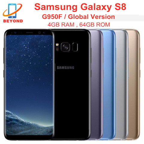 Factory Unlocked Samgsung Galaxy S8 G950F NFC Samsung Pay 4GB RAM 64GB ROM 6.2