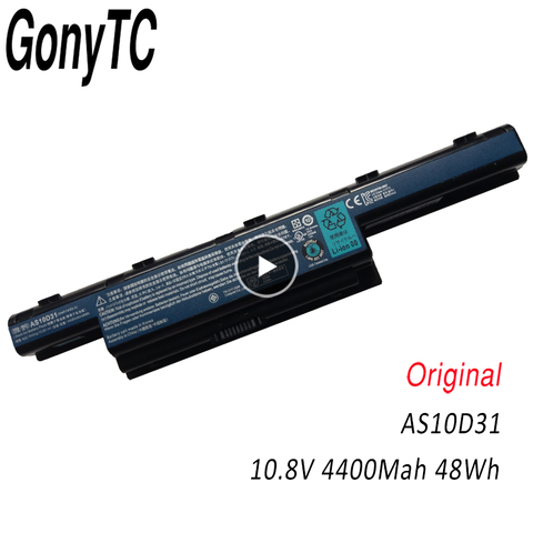 AS10D31 Original Laptop Battery For Acer For Aspire V3 5741 5742 5750 5551G 5560G 5741G 5750G AS10D51 AS10D61 AS10D71 AS10D75 ► Photo 1/6