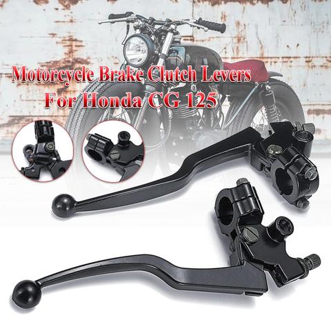 1 Pair Motorcycle Brake Clutch Levers For Honda CG 125 Aluminum Alloy Motorbike Cable Front Brake ► Photo 1/6