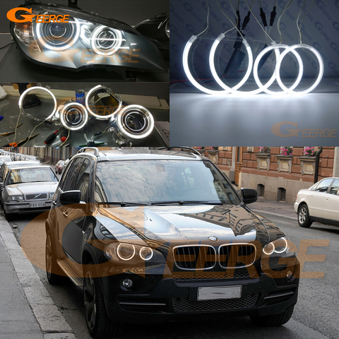 Excellent Ultra bright CCFL Angel Eyes halo rings Car styling For BMW X5 e70 2007 2008 2009 2010 2011 2012 2013 ► Photo 1/6