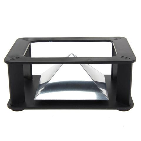 ALLOYSEED Universal 3D Holographic Display Stand Projector Mini Pyramid Hologram Projection Showcase For 3.5-6 inch Mobile Phone ► Photo 1/6