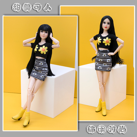 Mengfan 1/6 Doll Toy Original Chinese Design 22 Joints Movable Body With Clothes Female RareFashion Doll Girl Christmas Gifts ► Photo 1/6