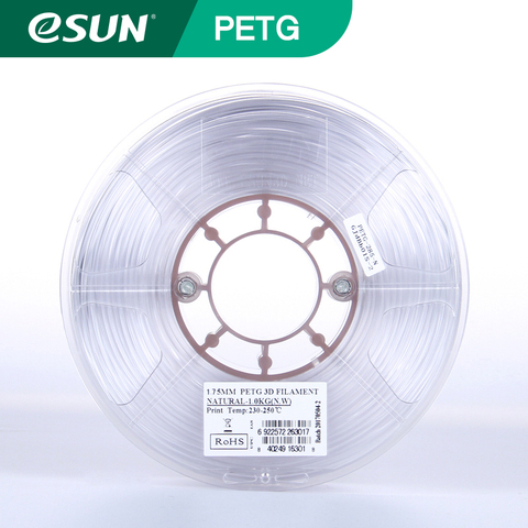 eSUN 3D Printer Filament PETG 1.75mm 1kg/2.2lbs Plastic Filament Consumables PETG 3D Printing Material for 3D Printer ► Photo 1/4