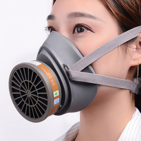Smoke Gas Mask Protective Respirator Painting Welding Chemical Toxic Gases Canisters Anti-Dust Activated carbon Filter ► Photo 1/4