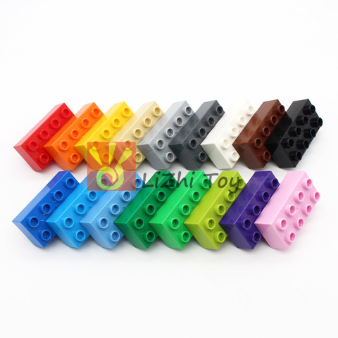 MOC DIY Large Building Block Duplo 3011 Brick 2X4 Big Size Baby Assembled Enlighten Accessories Block Part Leoed Children Toys ► Photo 1/5