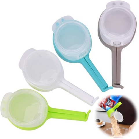 Snack Sealing Clip Fresh Keeping Sealer Clamp Plastic Helper Food Saver Travel Kitchen Gadgets Seal Pour Food Storage Bag Clip ► Photo 1/6