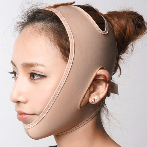 Elastic Bandage Tape Facial Slim V Shape belt Facial Slimming Sport Tape Bandage Face-lift belt Bandage Belt Face Care Bandage ► Photo 1/6