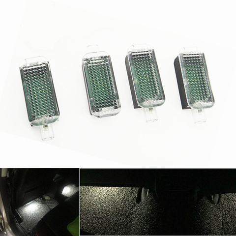 LED Footwell Light Foot Light For A1 A2 A3 A4 B6 B7 B8 A5 A6 C5 C6 A7 A8 Q3 Q5 Q7 PASSAT B6 B7 GOLF 5 MK5 6 MK6 SEAT ALTEA Leon ► Photo 1/6