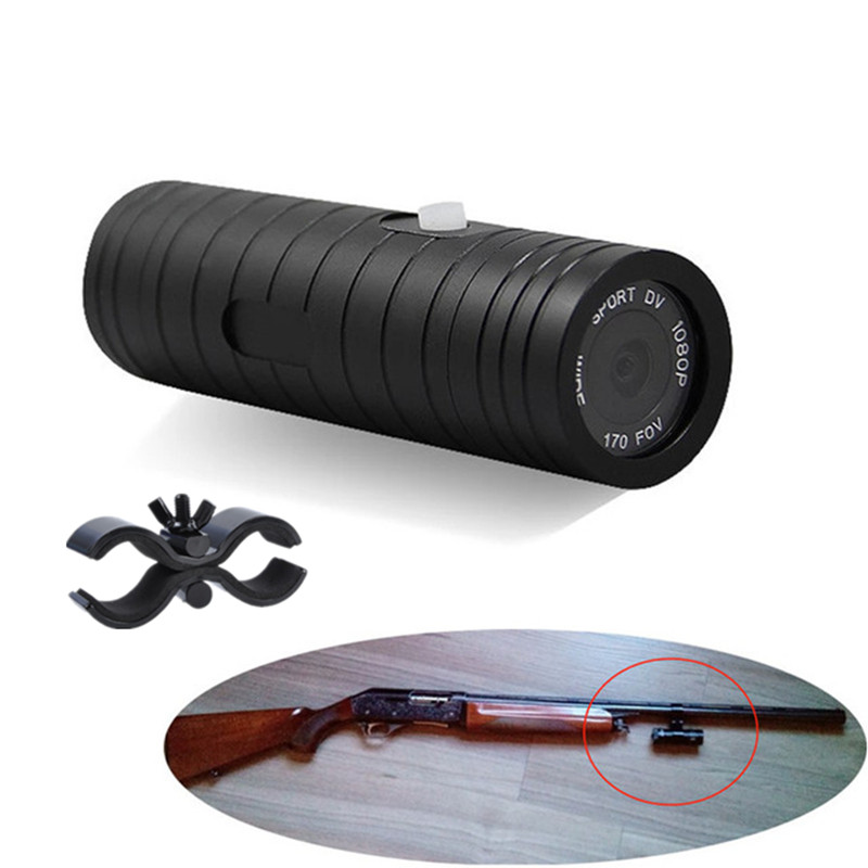 hunting Action Camera Gun Cam Bike Helmet DVR 1080P Trail Camcorder/Gun Mount 