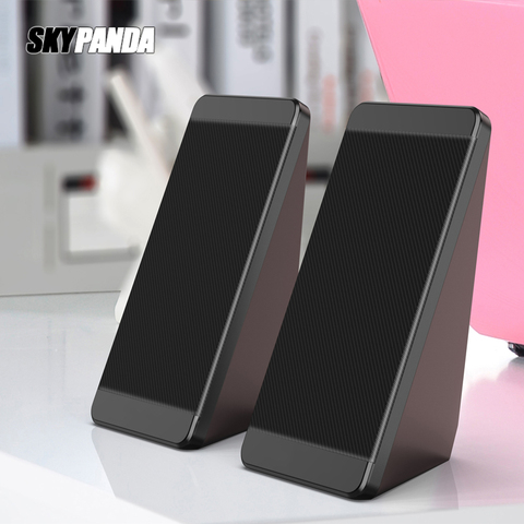 USB Wired Computer Speakers 2 Pieces PC Elevation Angle Horns for Laptop Desktop Phone Audio Speaker Multimedia Loudspeaker ► Photo 1/6