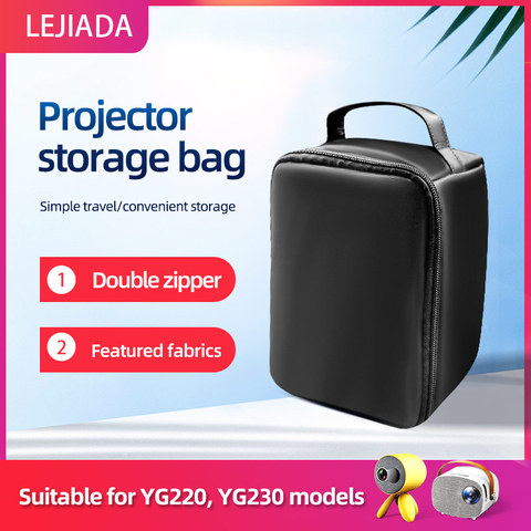 LEJIADA Projector Carrying For Mini Portable Protective Storage Box  Accessories Travel Bag ► Photo 1/6